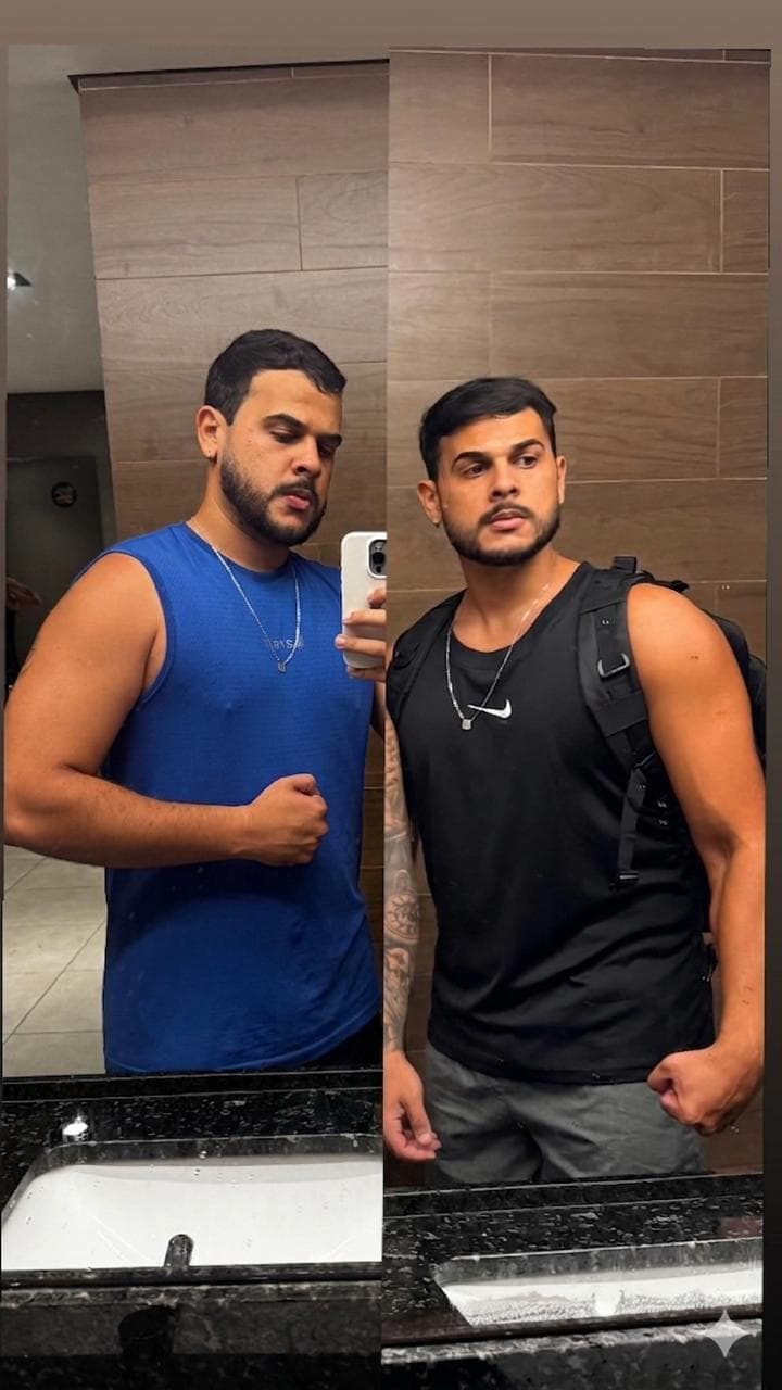 Antes e depois de João Victor